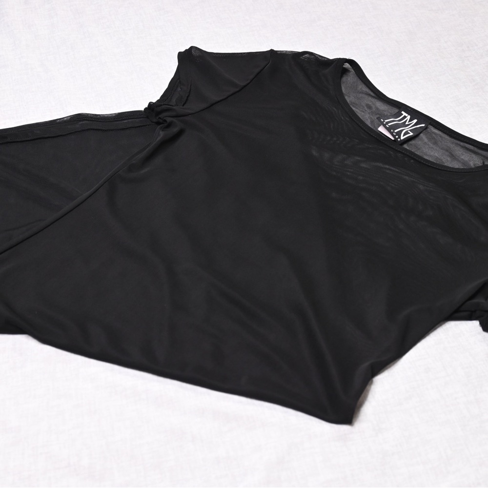 Black Sheer Cover-Up